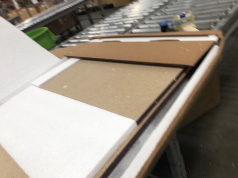 Photo 1 of Bush FURNITURE L DESK Office Desk - Brown
****BOX 2/2 ONLY, BOX 1/2 MISSING.***
