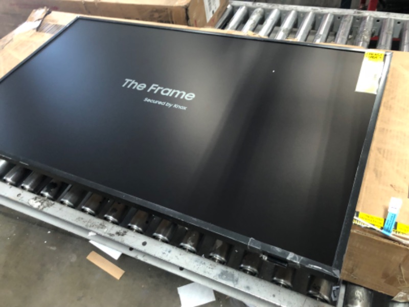 Photo 1 of SAMSUNG 43-Inch Class QLED 4K LS03D The Frame Series Quantum HDR Smart TV w/Dolby Atmos, Art Mode, Anti-Reflection, Customizable Frame, Slim Fit Wall Mount with Alexa Built-in (QN43LS03D, 2024 Model)