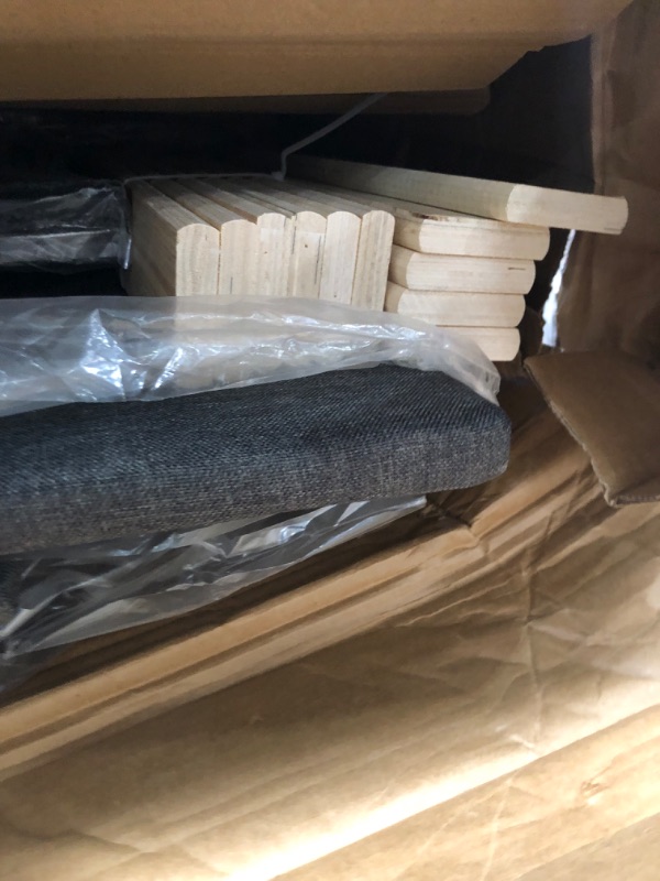 Photo 1 of ***SEE NOTES*** 
Queen Bed Frame with 4 Storage Drawers, Upholstered Platform Queen Size Bed Frame with Headboard, LED Light and Charging Station, Wooden Slats Support, No Box Spring Needed, Noise Free, Easy Assembly