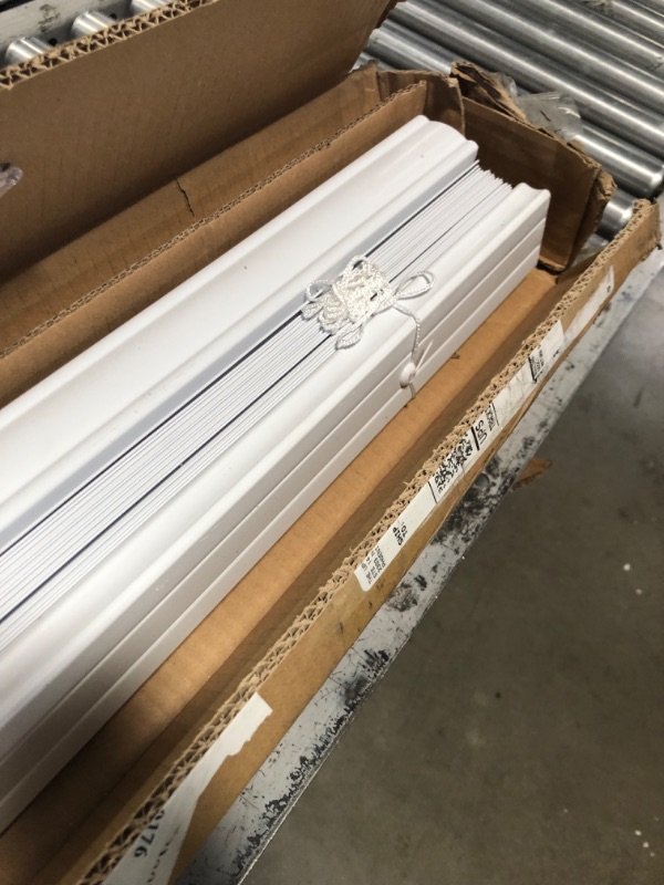 Photo 1 of 2 pc 72 x 48 curtian WHITE blind