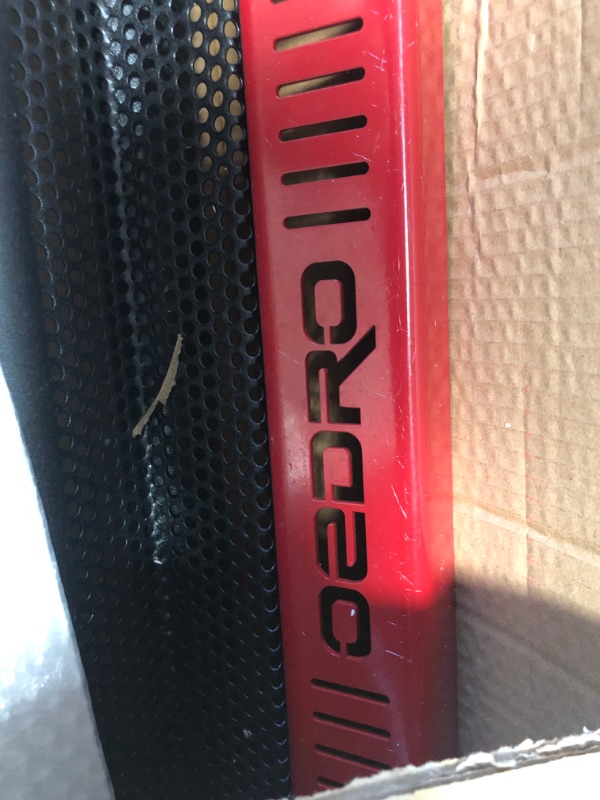 Photo 1 of ***PARTS ONLY***oEdRo 6 inch Running Boards Compatible with 2018-2025 Jeep Wrangler JL Unlimited 4 Door, Bolt-on Drop Side Steps Rails, Powder Coated Black and High Gloss Red Nerf Bar
