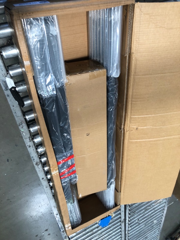 Photo 1 of ***SEE NOTES*** 
APS Running Boards 6 inches Matte Black Compatible with Ford Transit 2015-2025 Full Size Van 3-Door (Exclude 2022-2025 E-Transit) Stainless Steel (Nerf Bars Side Steps Side Bars)