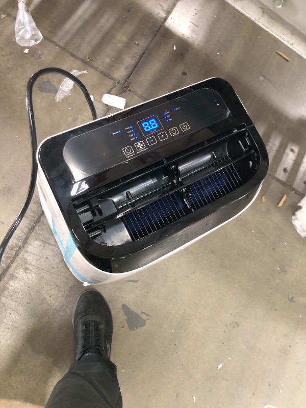 Photo 1 of 12,000 BTU Portable Air Conditioner Cools Up to 500 Sq.Ft, 3-IN-1 Energy Efficient Portable AC Unit with Remote Control & Installation Kits for Large Room, Campervan, Office, Temporary Space