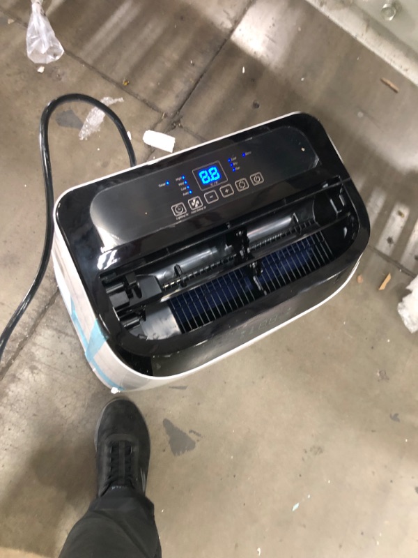 Photo 1 of 12,000 BTU Portable Air Conditioner Cools Up to 500 Sq.Ft, 3-IN-1 Energy Efficient Portable AC Unit with Remote Control & Installation Kits for Large Room, Campervan, Office, Temporary Space