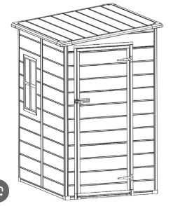 Photo 1 of *FINAL SALE/NO REFUNDS/UNKNOWN SIZE* PLASTIC GARDEN SHED 