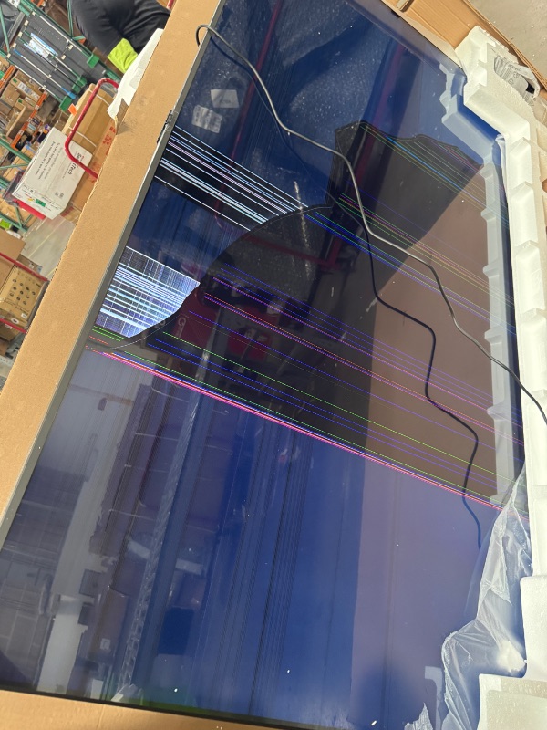 Photo 1 of *BROKEN/ FINAL SALE/NO REFUNDS* SAMSUNG 85-Inch Class QLED 4K Q80D Series Quantum HDR+ Smart TV w/Dolby Atmos, Object Tracking Sound Lite, Direct Full Array, Motion Xcelerator, Alexa Built-in (QN85Q80D, 2024 Model)