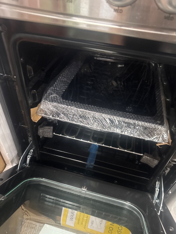 Photo 1 of *UNABLE TO FULLY TEST* Avanti ERU200P3S Electric Range Oven Compact Design, 2.1-Cu.Ft. Capacity with 4 Coil Burners, Framed Glass Door, Storage Drawer and Broiler with Pan Perfect for Apartments, 20-Inch, Stainless Steel