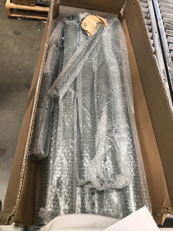 Photo 1 of ***FINAL SALE MISSING HARDWARE*** Dogetgd Shade Sail Poles,12 Ft Screw in Poles for Outdoor Sun Shades, 2.36" Diameter Steel Sun Shade Sail Poles with D-clamp, Metal Shade Sail Post for Garden Yard Lawn 2 PCS