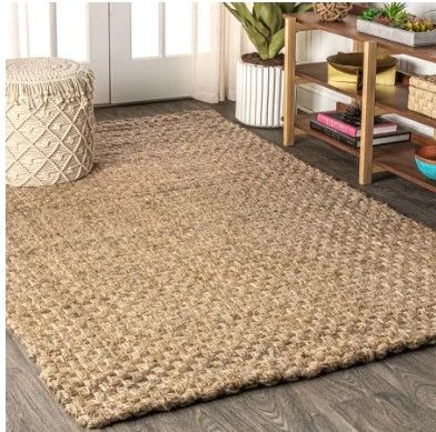 Photo 1 of  Natural Fiber  Jute Solid Indoor Area Rug unkown to dimenions 