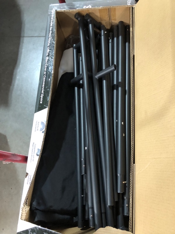 Photo 1 of ***(IMPORTANT/ READ NOTES BEFORE BIDDING/ MISSING PARTS)***
GoSports 10 x 8 ft Golf Simulator Enclosure Net - Complete Set with Frame and HD Impact Screen Kit