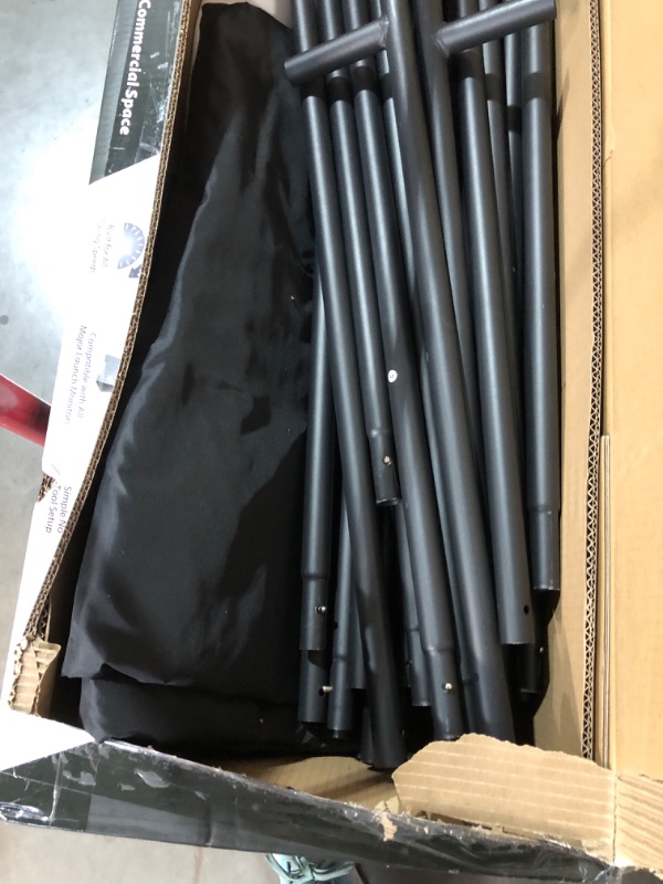 Photo 1 of ***(IMPORTANT/ READ NOTES BEFORE BIDDING/ MISSING PARTS)***
GoSports 10 x 8 ft Golf Simulator Enclosure Net - Complete Set with Frame and HD Impact Screen Kit