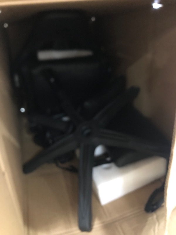 Photo 1 of (For Parts) Corsair TC100 Relaxed Gaming Chair - Leatherette - Racing-Inspired Design - Lumbar Pillow - Detachable Memory Foam Neck Pillow - Adjustable Seat Height - Adjustable Armrests - Black