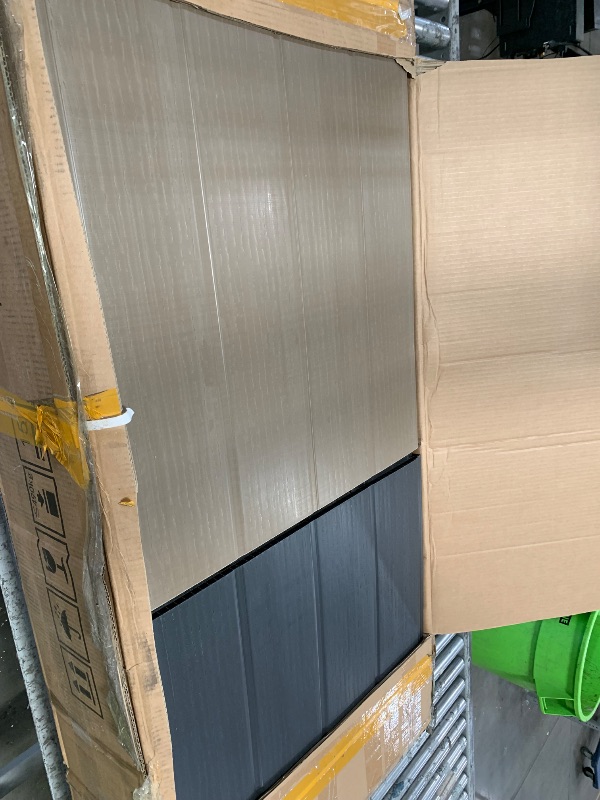 Photo 1 of ***PARTS ONLY BOX 2 OF 2 ONLY****DWVO 6x4 FT Resin Storage Shed with Floor, Outdoor Storage Shed with Lockable Door, Window and Vents, Waterproof Plastic Tool Storage for Garden, Backyard, Patio, Lawn, Brown