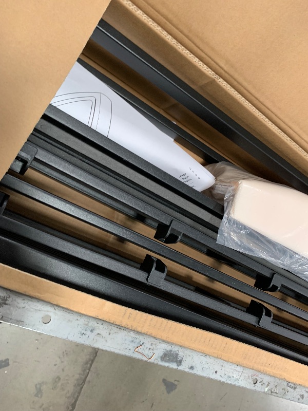 Photo 1 of Amazon Basics Smart Box Spring Bed Base, 5-Inch Height Mattress Foundation, Tool-Free Easy Assembly, King, 79"L x 75.5"W x 5"H, White