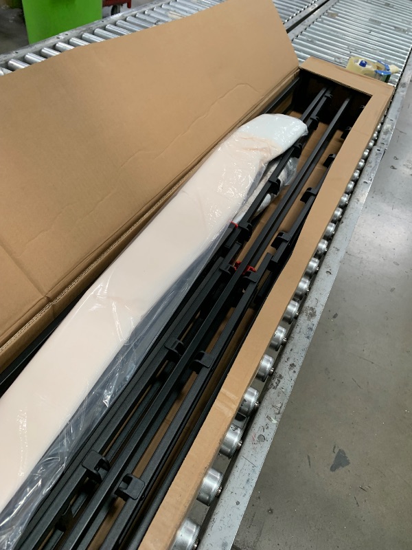 Photo 1 of Amazon Basics Smart Box Spring Bed Base, 5-Inch Height Mattress Foundation, Tool-Free Easy Assembly, King, 79"L x 75.5"W x 5"H, White
