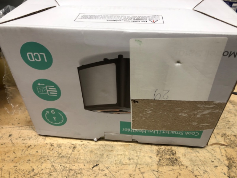 Photo 1 of Toaster 2 Slice Wide Slot Toaster Best Rated Prime Displav Smart Toasters with LCD Digital Countdown Timer and Bagel/Defrost/Cancel/Reheat Function