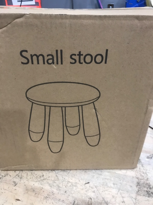 Photo 1 of Kids Step Stool, Kindergarten Study Stools, Lightweight Footstools are Sturdy and Durable, Very Suitable for Use in The Kitchen, Bathroom and Bedroom (White)