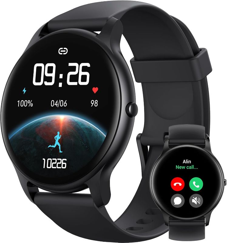 Photo 1 of Parsonver Smart Watch for Men Women(Answer/Make Calls), HD Screen Fitness Tracker IP68 Waterproof 100+ Sport Modes, Heart Rate Sleep Monitor, Pedometer, Smartwatch for Android Phones/iPhone Compatible** NO S/N 