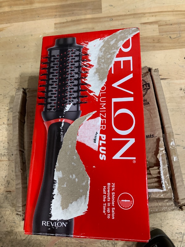 Photo 1 of REVLON One Step Volumizer PLUS Hair Dryer and Styler | More Volume, Less Damage, and More Styling Control for Easy and Fast Salon-Style Blowouts, Plus Travel Friendly (Black)