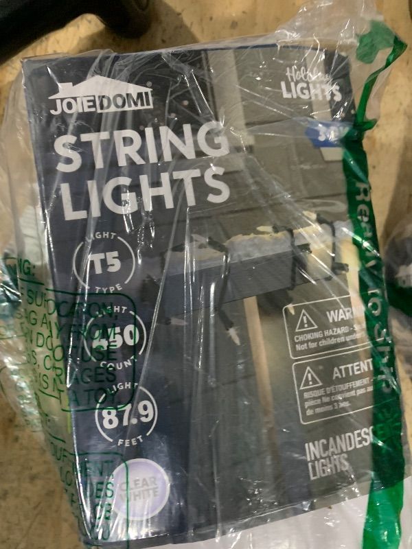 Photo 1 of **MISSING 2 SETS** Joiedomi Clear Christmas String Lights Indoor,450(3x150) Mini Warm White Fairy Light,93.6FT Lighting Decor for Patio Dorm Classroom Bedroom Holiday Wedding Party Garland Birthday Festival,Green Wire