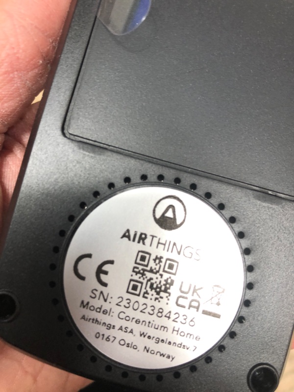 Photo 3 of Airthings Corentium Home Radon Detector 223 Portable, Lightweight, Easy-to-Use, (3) AAA Battery Operated, USA Version, pCi/L