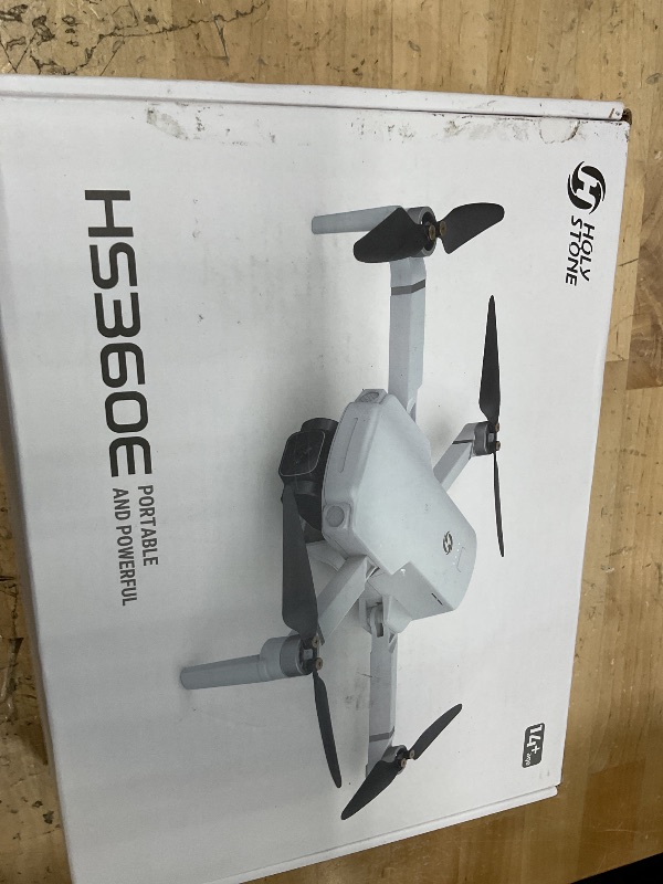 Photo 1 of Holy Stone HS360E GPS EIS Drones with Camera for Adults 4K, 249g FAA Compliant Lightweight Foldable FPV RC Quadcopter Drone with 1200W Sensor, 20000ft Range, Auto Return, Follow Me, Upgraded HS360S
