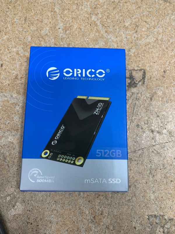 Photo 1 of ORICO 512GB mSATA SSD, SATA III 6Gbps 3D NAND Internal Solid State Drive for Laptops Ultrabooks Desktop-ZH10