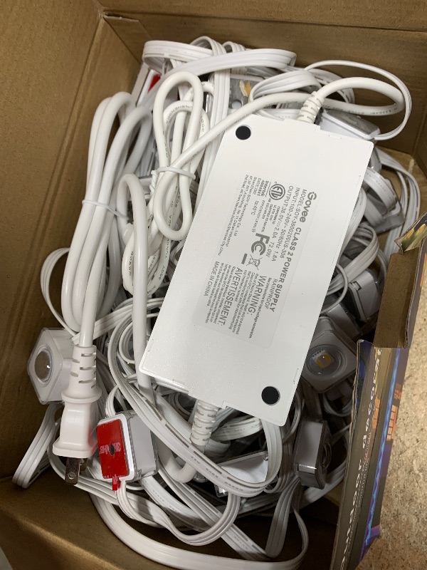 Photo 1 of **HEAVILY USED**
XINKAITE 100FT Permanent Outdoor Lights, Smart RGB+IC Eaves Lights with App/Remote Control, Hundreds of Dynamic Style Modes and Scene Modes, IP67 Waterproof for Holidays, Christmas and Daily Lighting