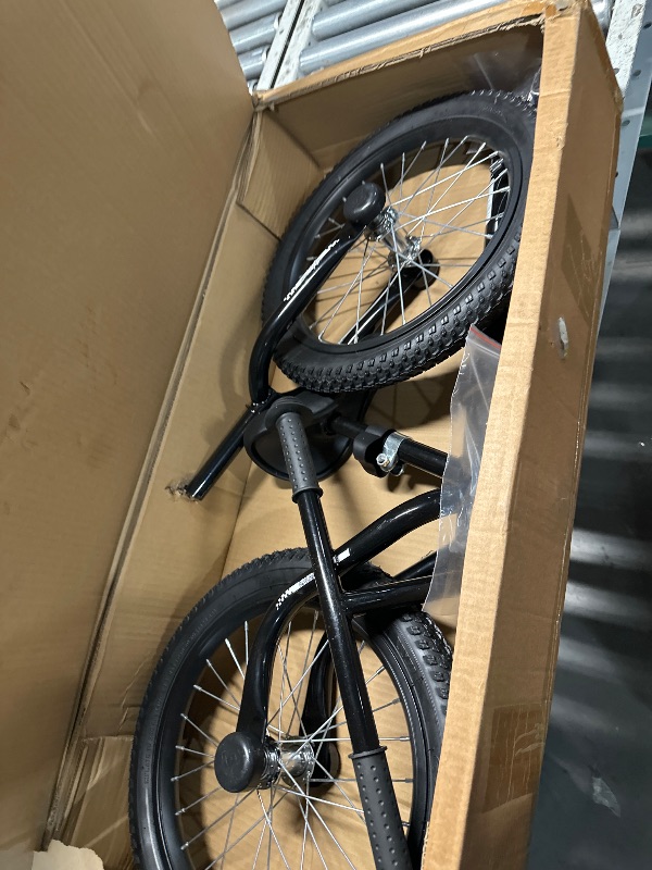 Photo 1 of **MAY BE MISSING SOME HARDWARE** Bixe Balance Bike for Older Kids - Balance Bike Suitable for 4/5 / 6/7 / 8/9 Year Old Children - First Bike for Children with No Pedals - 16 inch (40.6cm) Wheel - Black