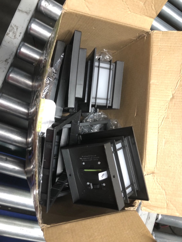 Photo 1 of Dynaming 6 Pack Solar Post Lights Outdoor, Solar Powered Fence Post Cap Lights