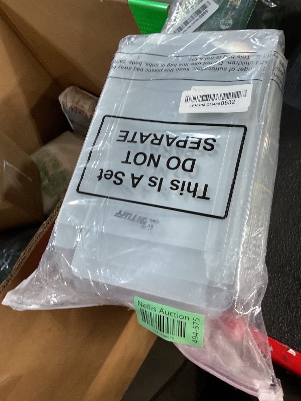 Photo 1 of Sintuff 100 Pcs Clear Card Box Greeting Card Storage Boxes Clear Plastic Card Box for Greeting Cards 5.39 x 7.36 x 1 Inches Photo Storage Box Rectangle Small Boxes for Favors