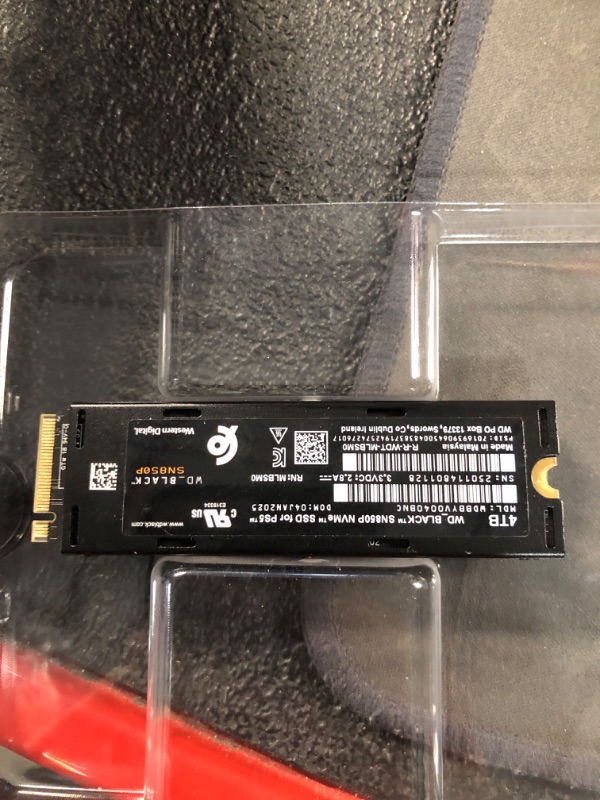 Photo 1 of ***(NO RETURNS OR REFUNDS/ FOR PARTS ONLY)***
WD 4TB WD_Black SN850P M.2 NVMe SSD for PlayStation 5