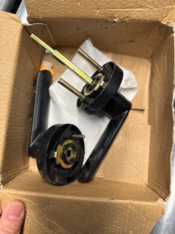 Photo 1 of ***(PARTS ONLY/ NON REFUNDABLE/ NO RETURNS OR REFUNDS)***
ANNFUZ Entry Door Handle Lock with Keys,Keyed Reversible Round Door Lever,Heavy Duty & Adjustable Handle for Left Right Sided, Exterior & Interior for Front Entrance Door,Bedroom,Bathroom(Matte Bla