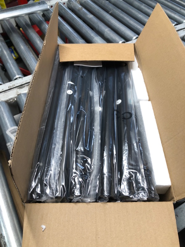 Photo 1 of ALLZONE Rustproof Shower Caddy Corner for Bathroom,Bathtub Storage Organizer for Shampoo Accessories,4-Tier Adjustable Shelves with Tension Pole, 39 to 113 Inch, Black