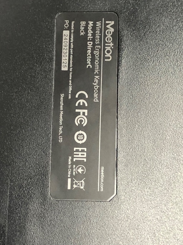 Photo 1 of MEETION Ergonomic Wireless Keyboard and Mouse, Ergo Keyboard with Vertical Mouse, Split Arch Keyboard with Cushioned Wrist Palm Rest, Natural Typing Rechargeable Full Size, Windows/Mac/Computer/Laptop