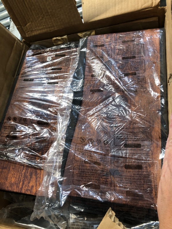 Photo 1 of ***(USED/ UNKNOWN IF MISSING PARTS)***
TUTOTAK End Table with Charging Station, Side Table with 2 USB Ports and Outlets, Nightstand with Cloth Drawer, Set of 2, Couch Table, Brown TB01BB052