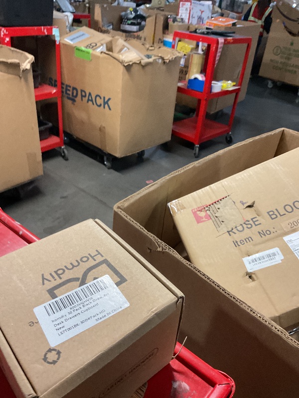 Photo 1 of homdiy 30 Pack Black Cabinet Knobs, Round Kitchen Drawer Knobs, Matte Black Knobs for Cabinets, Metal Handles for Desk Drawers Cupboard