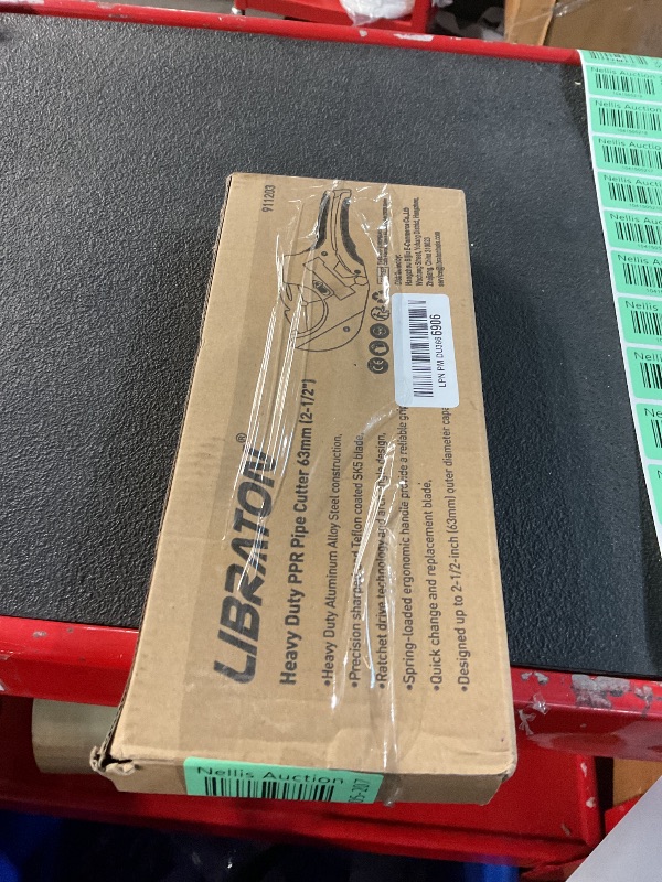 Photo 1 of Libraton PVC Pipe Cutter 2-1/2", Large PVC Cutter, Improved Blade for Heavy-duty, Plastic Pipe Cutter for Cutting PVC Pipe, PEX Pipe, Plastic Pipes (Improved Version)