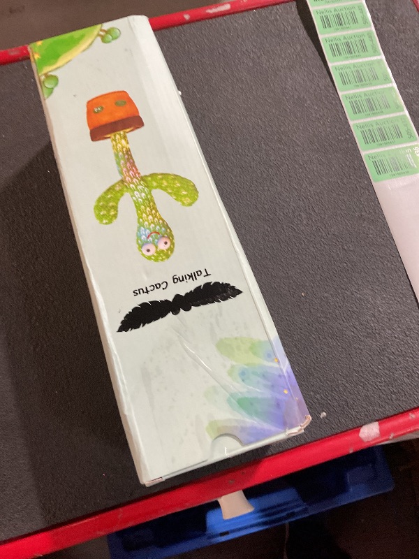 Photo 1 of [Update Volume Adjustable] Talking Cactus Toy Mimics Back, Gift Package Repeat Talking Cactus Plush Toys - Talking Sing+Repeat+Dancing+Recording+Rainbow Led Cactus Toy(15 Second Recording)