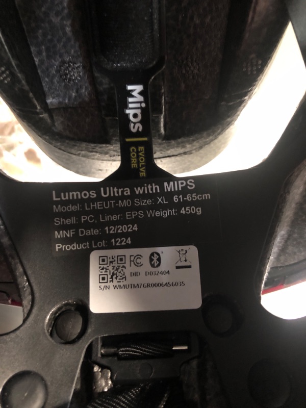 Photo 1 of Lumos Ultra Smart Bike Helmet | Customizable Front and Back LED Lights with Turn Signals | Road Bicycle Helmets for Adults: Men, Women (MIPS)- SIZE XL