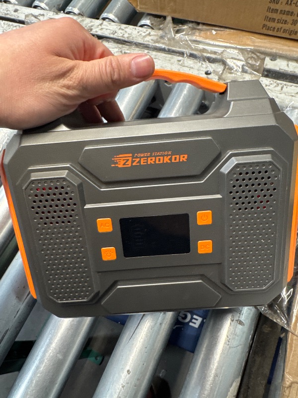 Photo 1 of ***(PARTS ONLY/ NON REFUNDABLE/ NO RETURNS OR REFUNDS)*****it’s powers on ***
Portable Solar Generator, 300W Portable Power Station with Foldable 60W Solar Panel, 110V Pure Sine Wave 280Wh Lithium Battery Pack with USB DC AC Outlet for Home Use RV Van Out