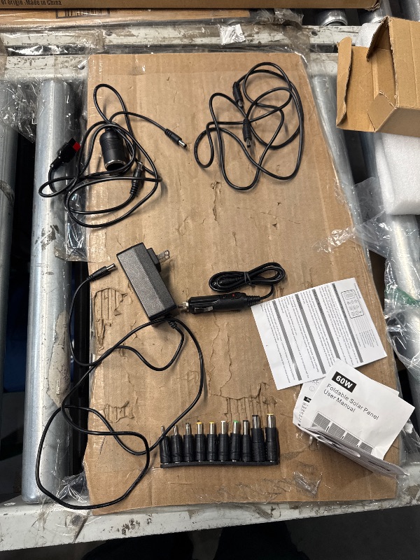 Photo 1 of ***(PARTS ONLY/ NON REFUNDABLE/ NO RETURNS OR REFUNDS)*****it’s powers on ***
Portable Solar Generator, 300W Portable Power Station with Foldable 60W Solar Panel, 110V Pure Sine Wave 280Wh Lithium Battery Pack with USB DC AC Outlet for Home Use RV Van Out