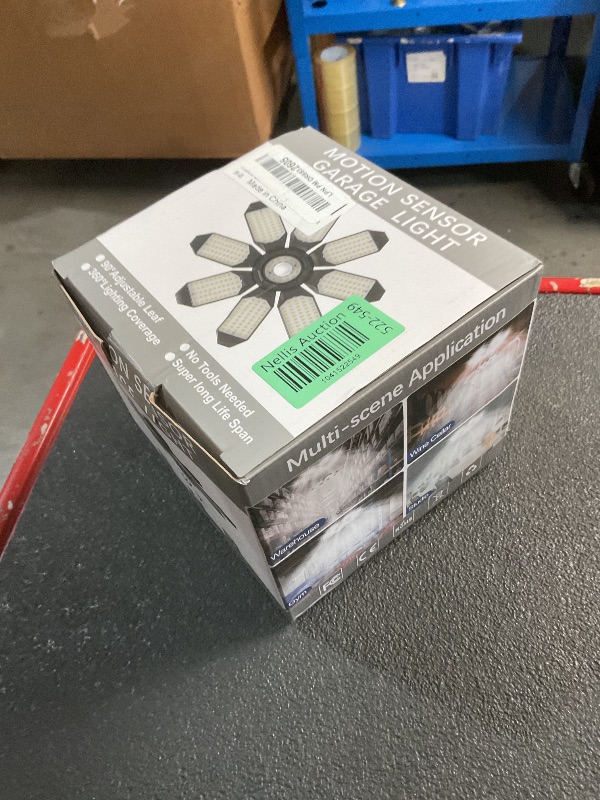 Photo 1 of Motion Sensor Garage Light, 30000LM 300W Ceiling Led Motion Activated, Indoor with Dusk to Dawn, E26 Screw in Shop Light for Basement, Barn, Attic, Warehouse