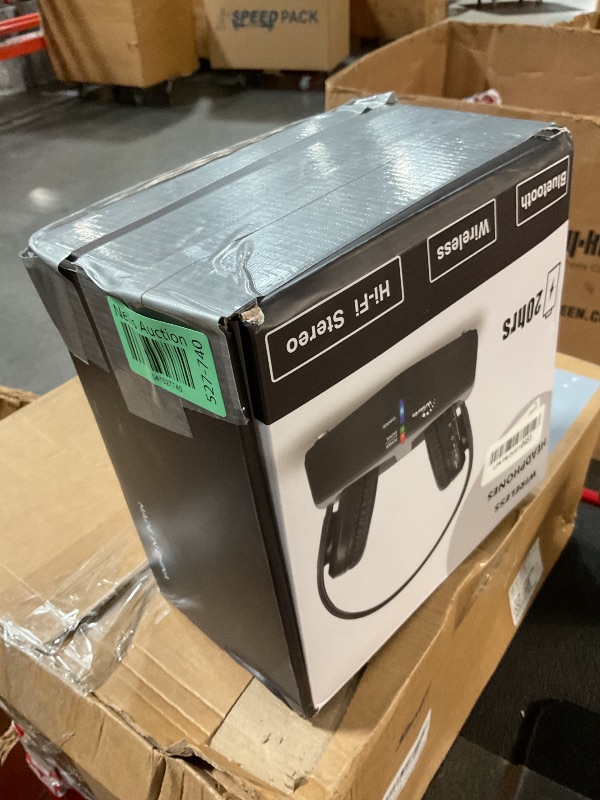 Photo 1 of WallarGe Wireless Headphones for TV Watching, Easy Setup and Comfortable Bluetooth Headphones with RF Transmitter Charging Dock, 100 Ft Wireless Range, Rechargeable 25 Hours Play and No Audio Delay