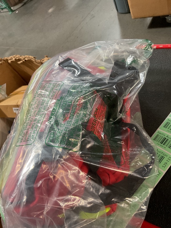 Photo 1 of REDCUBE First Aid Backpack,Emergency Medical Backpack Empty, Survival Essentials Trauma Kit Bag First Responder Carrier for EMT, Paramedics, Red