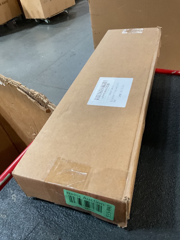 Photo 1 of MZDMY TV Top Shelf, 34.65" Steel Floating TV Stand with 2 Storage Boxes,Monitor Shelf,Media Boxes, Game Console, Router and Remote Control DVD Storage Shelves