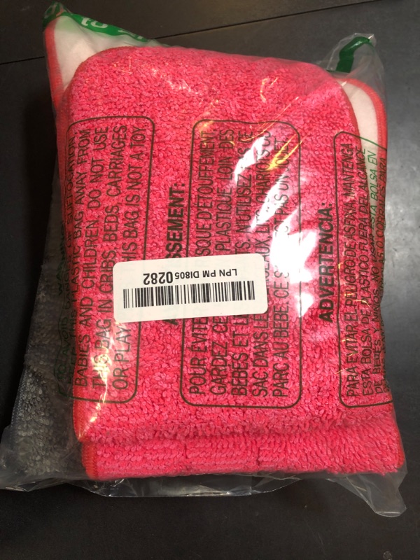 Photo 1 of 16.5 inch Microfiber Mop Pads for Rubbermaid Reveal Spray Mop and Any 16.5" Flat Mop - 10 Pack 13''-15'' Spray Mop Pad Reusable Washable Replacement Refills - Red & Grey