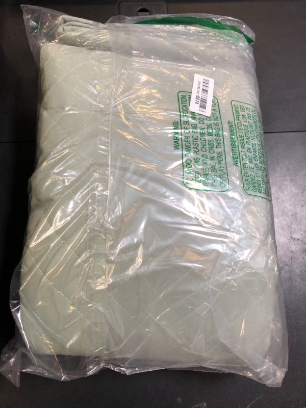 Photo 1 of BALAPET 5 Piece Daybed Sets, Quilted Daybed Bedding Set, Twin Size All Season Cozy Daybed Covers Set with Bedskirt and Shams, 75"x39", Sage Green