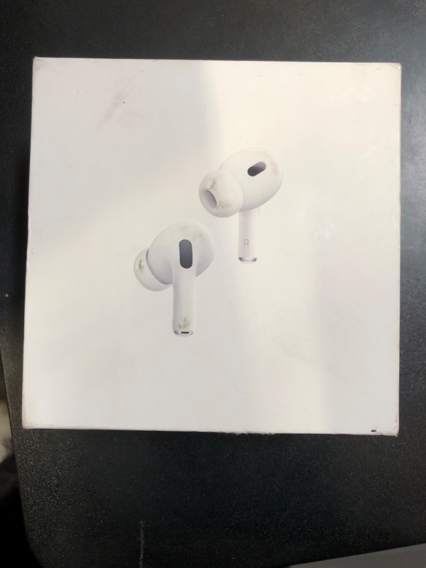 Photo 1 of Apple AirPods Pro 2 Wireless Earbuds, Bluetooth Headphones, Active Noise Cancellation, Hearing Aid Feature, Transparency, Personalized Spatial Audio, High-Fidelity Sound, H2 Chip, USB-C Charging