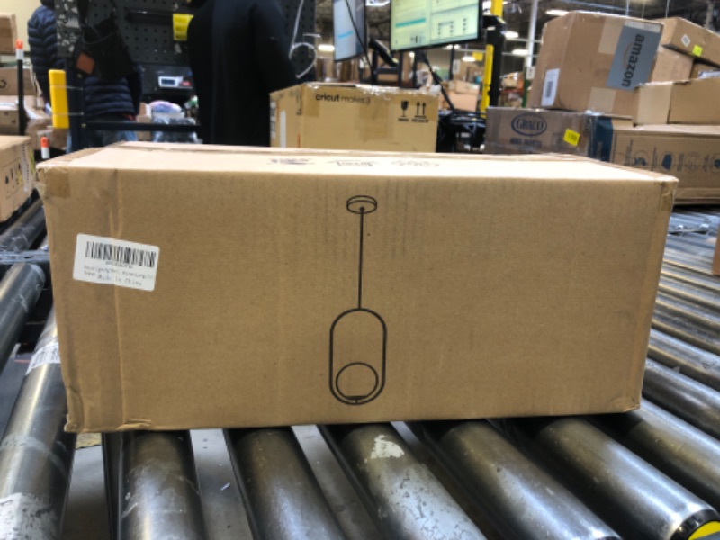 Photo 1 of KCO Modern 1-Light Glass Globe Pendant Light Fixture Gold and White Pendant Hanging Lamp Mid Century Minimalist Brushed Brass Pendant Lighting for Kitchen Island Bathroom (7.9”-Small)